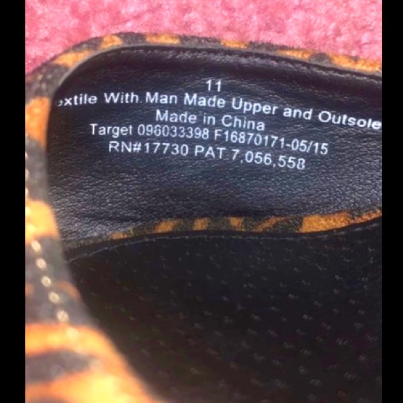 Cheetah print high heel wedges - Picture 3 of 3